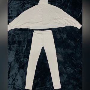 Long sleeve crop top set